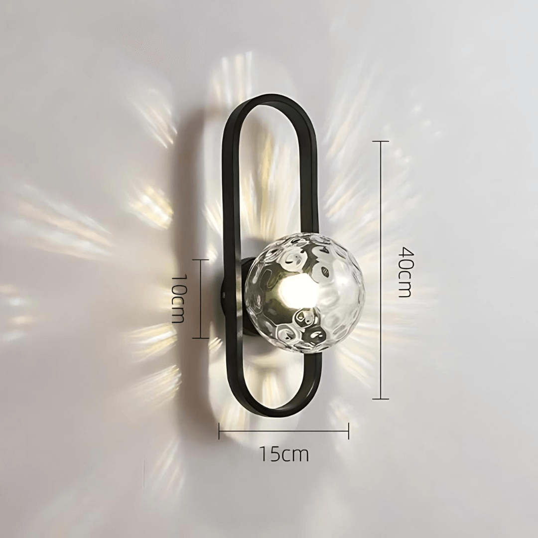 Moderne LED Glas Væglampe Camille til Hjemmet