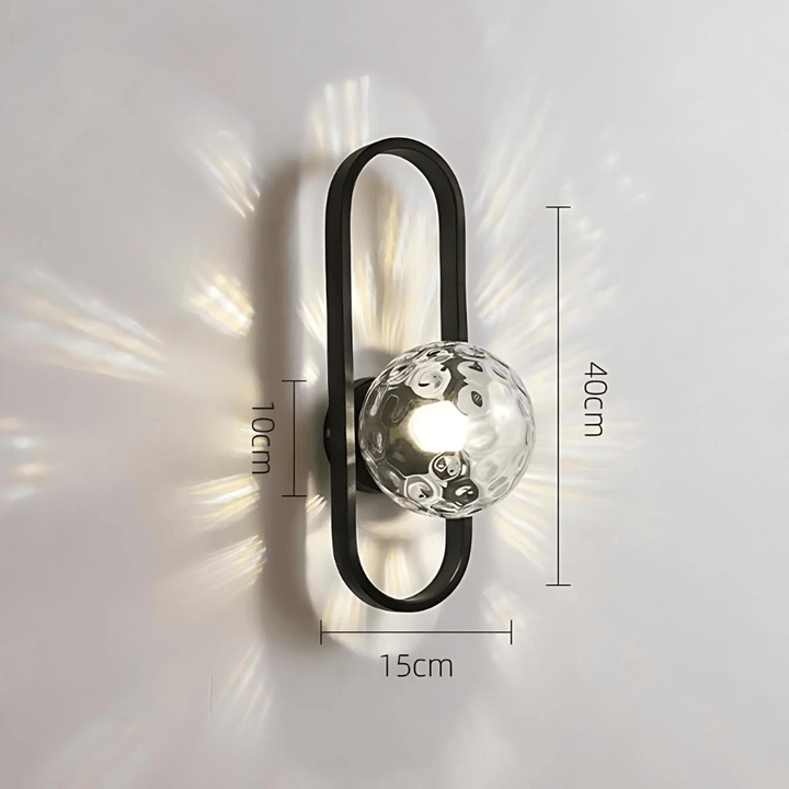 Moderne LED Glas Væglampe Camille til Hjemmet