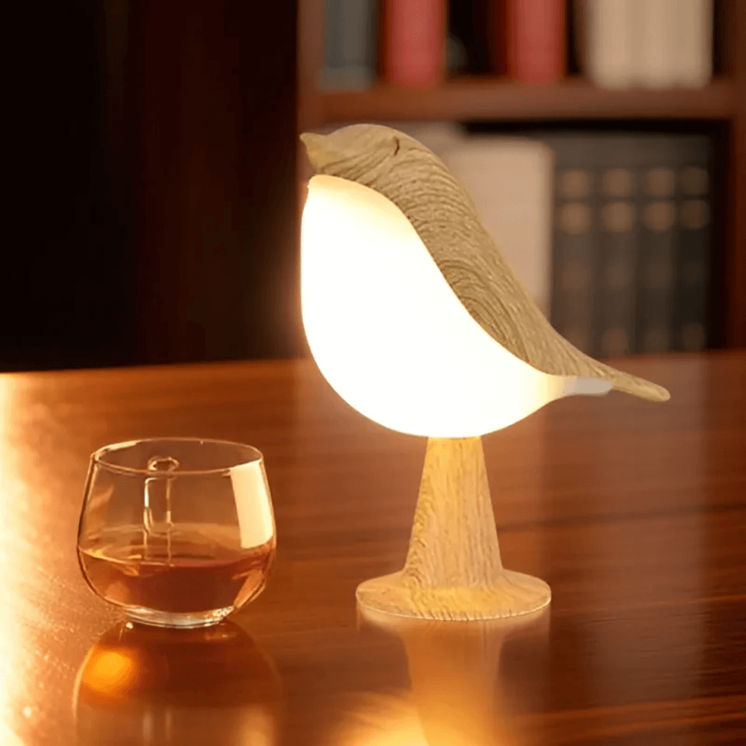 LED Fuglelampe med Touch & Aromaterapi