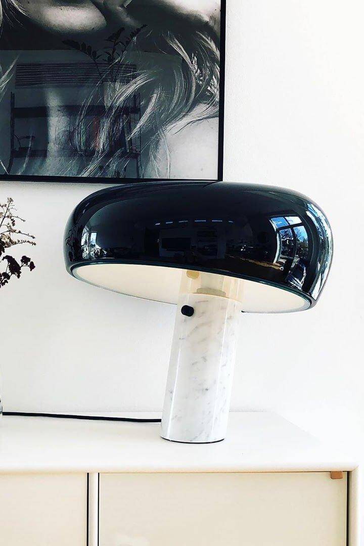 Designer Bordlampe i Marmor