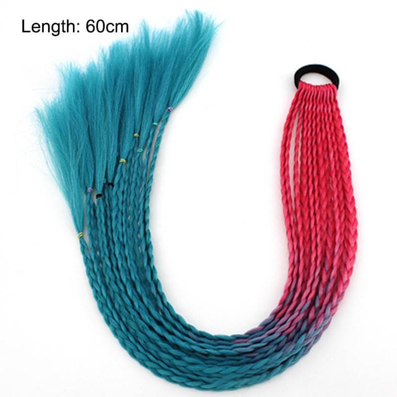 Flerfarvede Hårforlængelser til Trendy Styles
