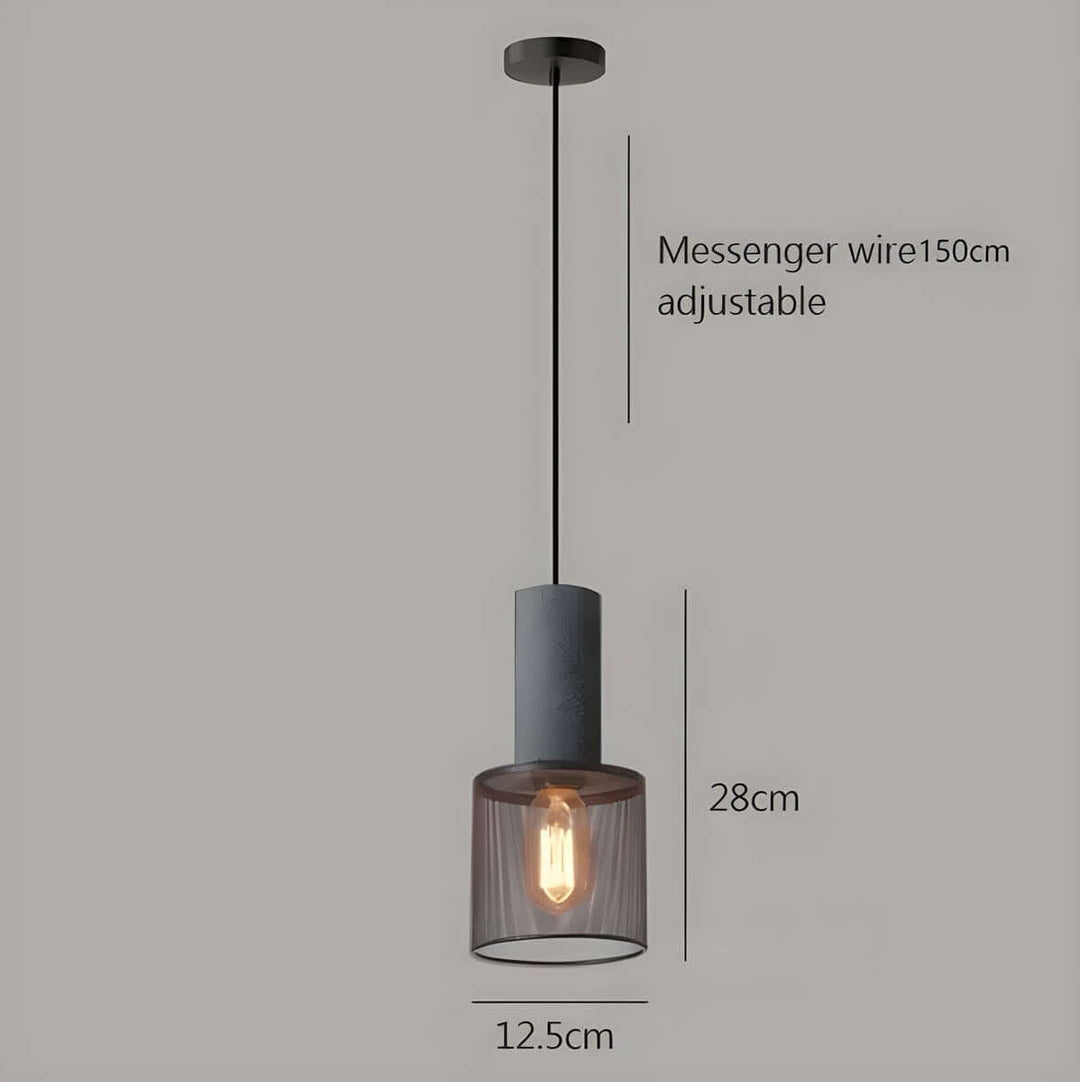 Industriel Loft Cement Pendellampe Hængelampe