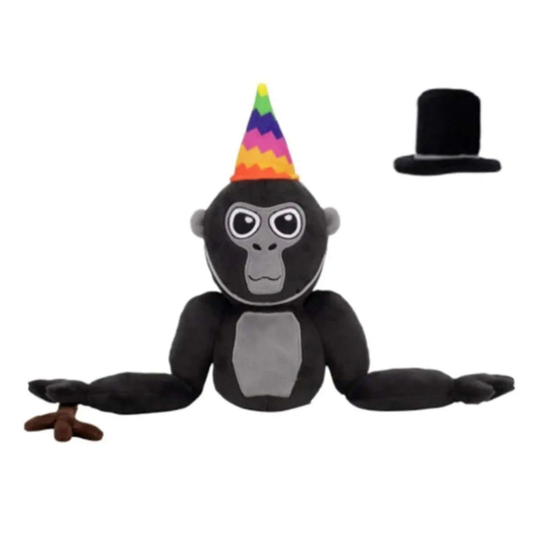 Bunt og blødt gorilla-plysdyr