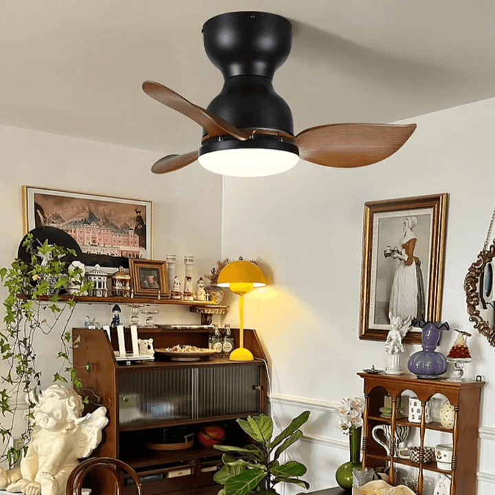 Moderne 46cm loftventilator med LED-lys