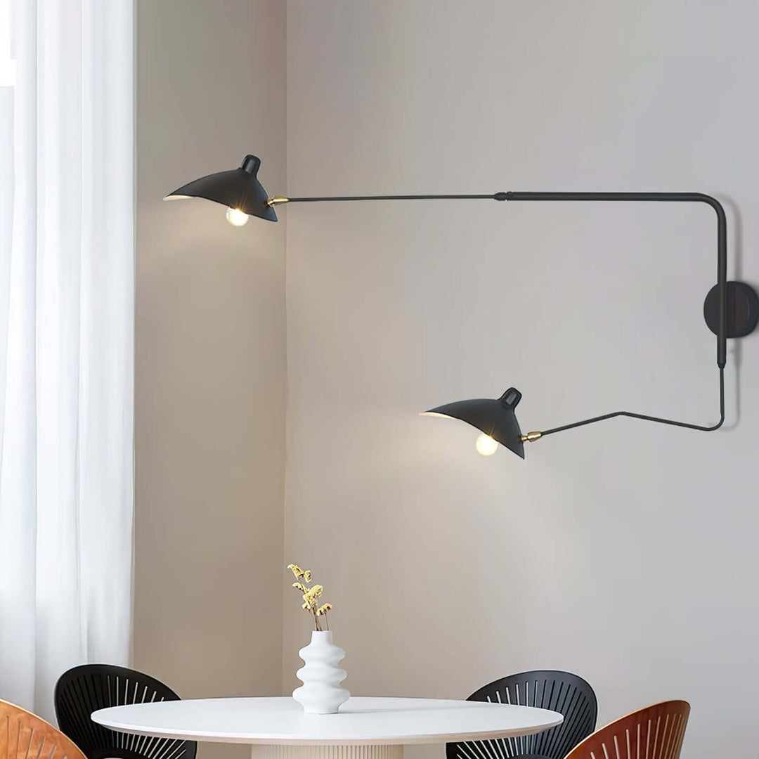 Designer væglampe - Moderne metalbelysning