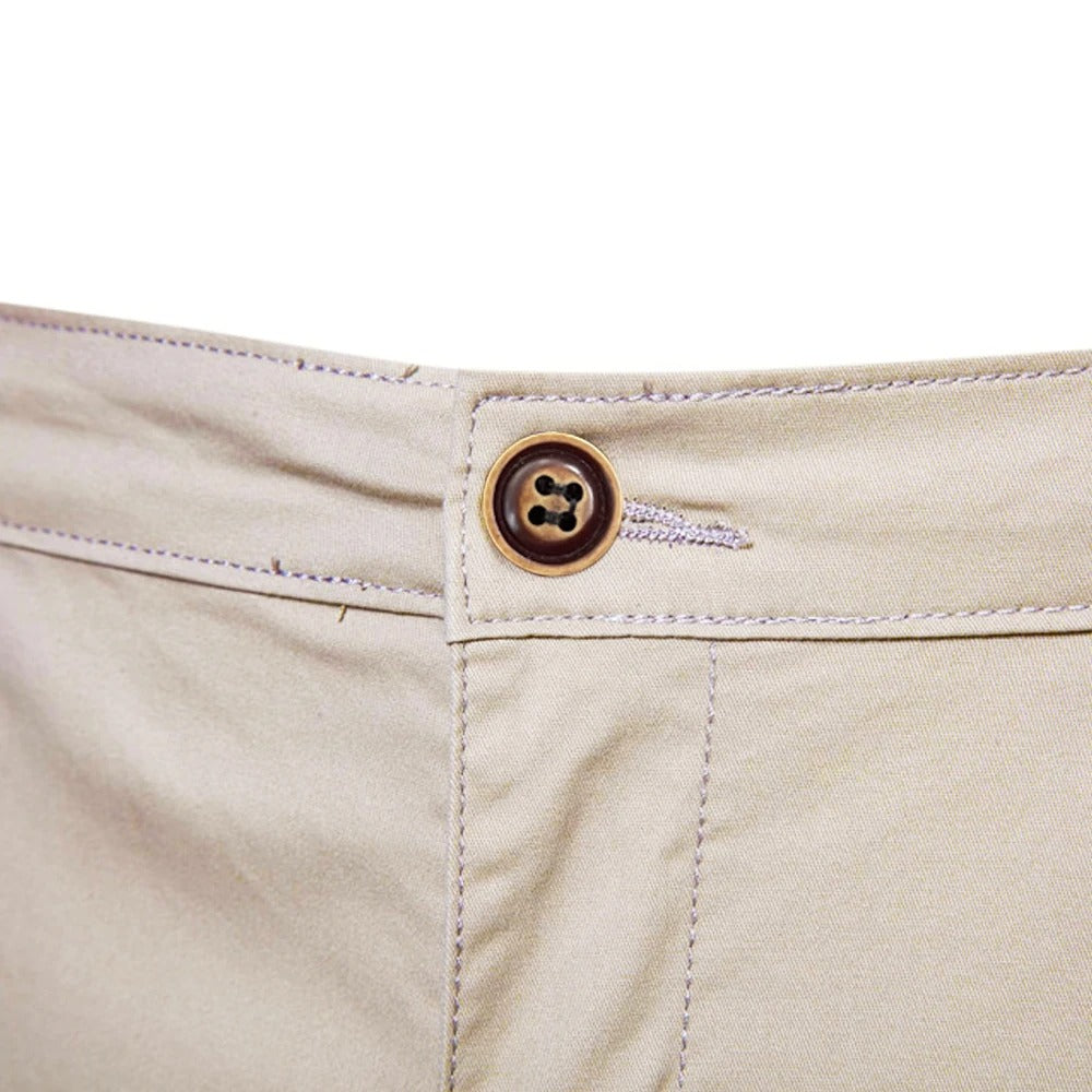 Aktive mænds shorts med stretch, ideelle til fritidsaktiviteter og let sport.