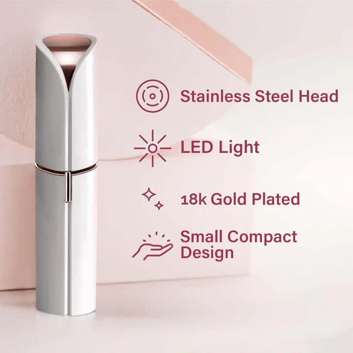 Ansigthårfjerner - Præcis epilator med LED-lys