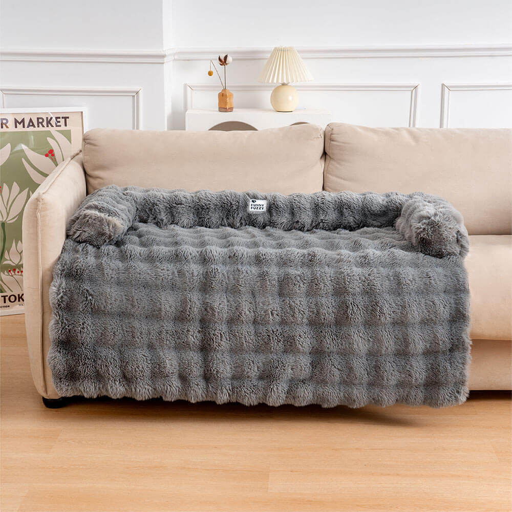 Hundesofa Beskyttelsestæppe – Deluxe Plys Seng
