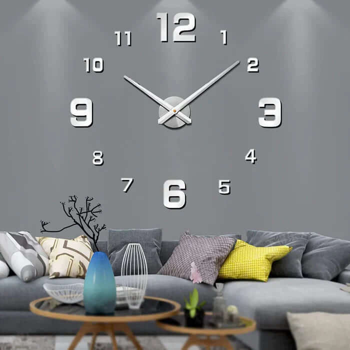 Moderne Design Vægur med Stille Urværk