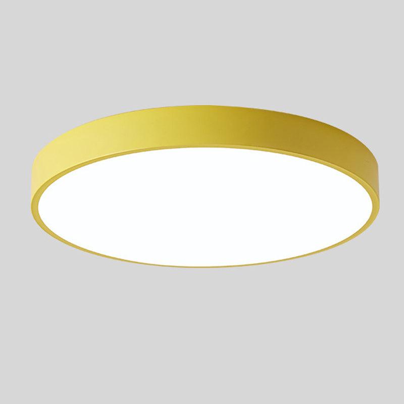 Moderne Rund LED Loft Træloftlampe
