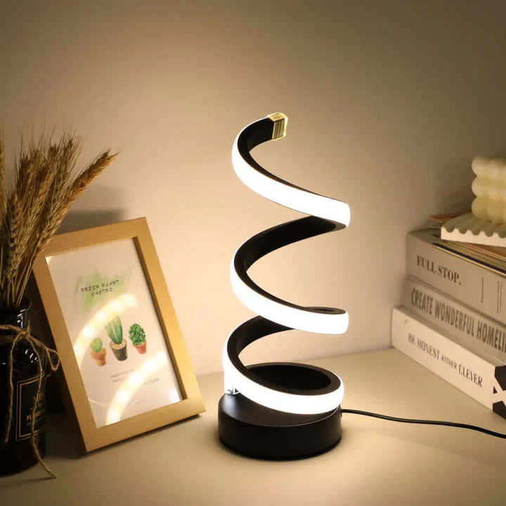 USB LED Skrivebordslampe med S-formet Design