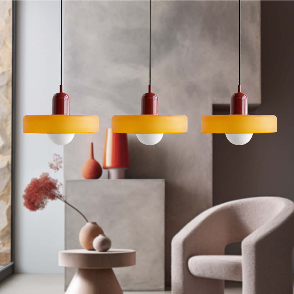 3-hovedet Bauhaus Pendellampe
