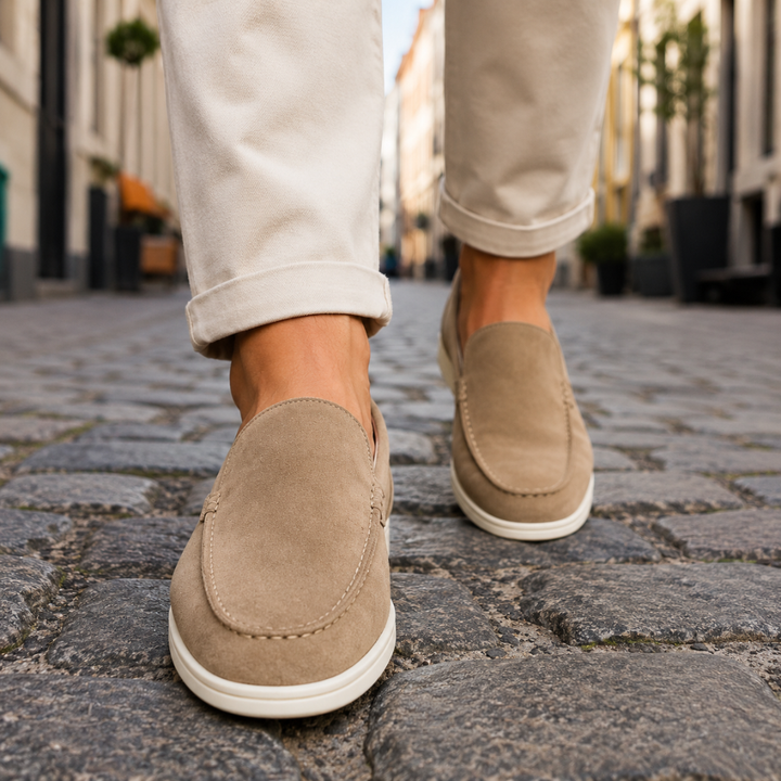 Komfortable slip-on herresko, ideelle hverdags loafers for en afslappet og stilfuld dag.