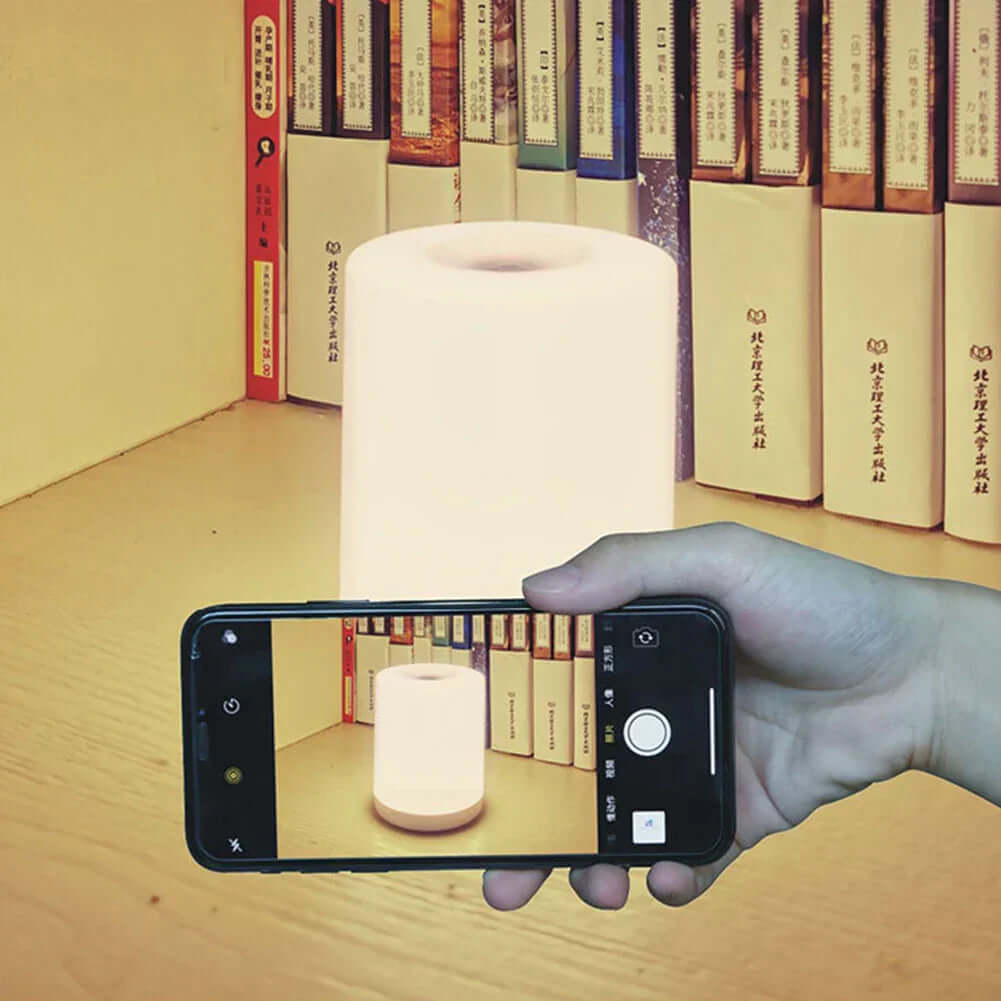 Genopladelig dæmpbar LED-bordlampe med USB