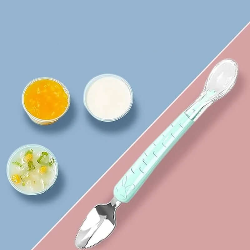 2-pak Silikone Babyskeer - blid og sikker fodring
