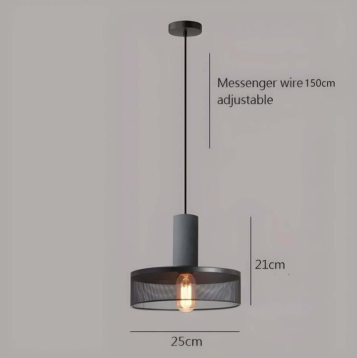 Industriel Loft Cement Pendellampe Hængelampe