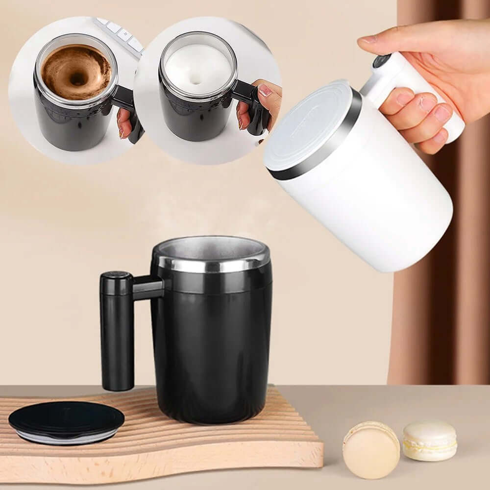 Unisex 380 ml selvomrørende kop - Automatisk blanding