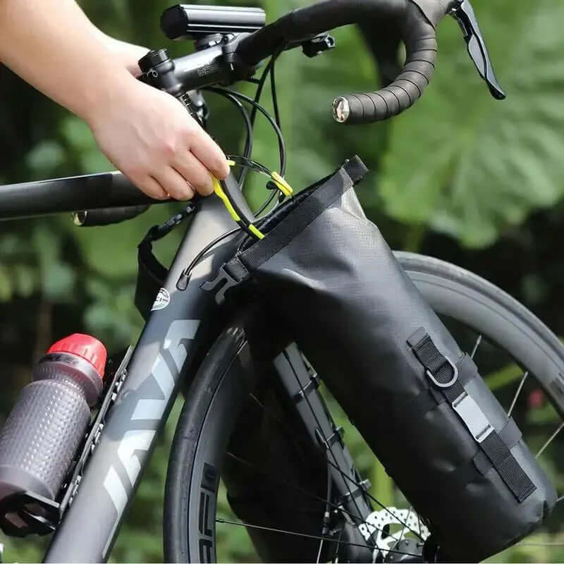 Vandtætte cykeltasker til forhjul