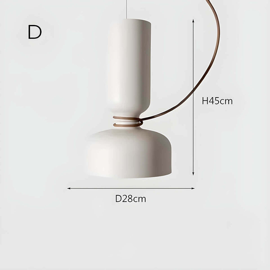 Geometrisk LED Pendellampe i Moderne Design