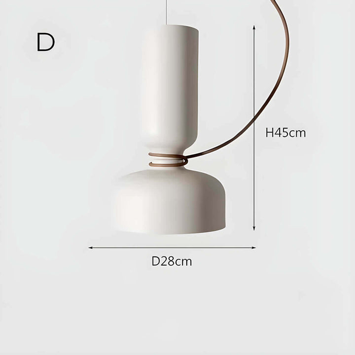 Geometrisk LED Pendellampe i Moderne Design