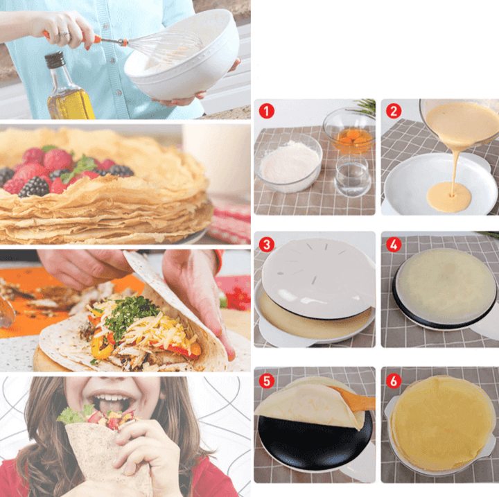 Elektrisk Crêpe-Maker til Perfekte Pandekager