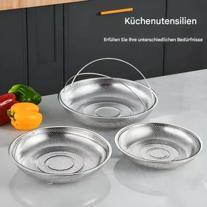 Sammenfoldelig dampkoger i rustfrit stål
