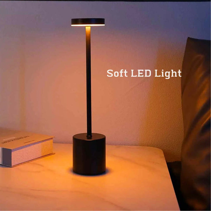 Dæmpbar LED-bordlampe - Trådløs & Moderne