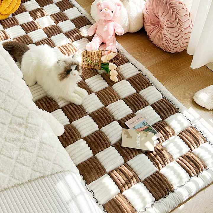Hundesofa Tæppe - Luksuriøs Chenille Møbelbeskyttelse