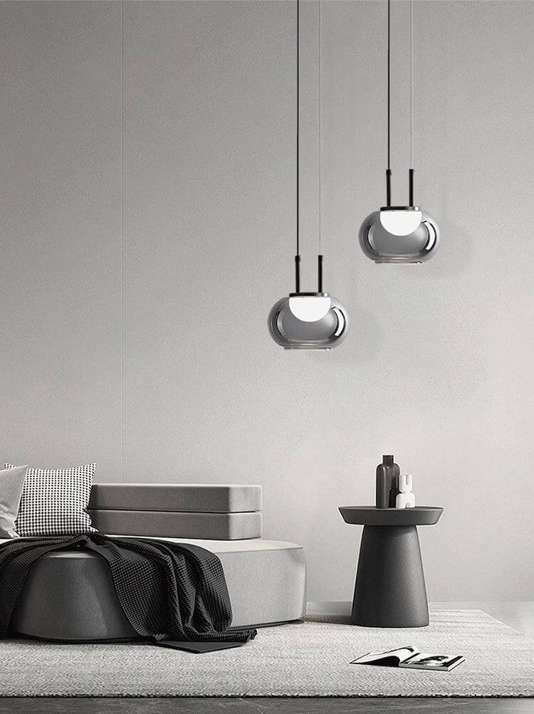 Moderne Halo Pendelophæng, 3-flamme