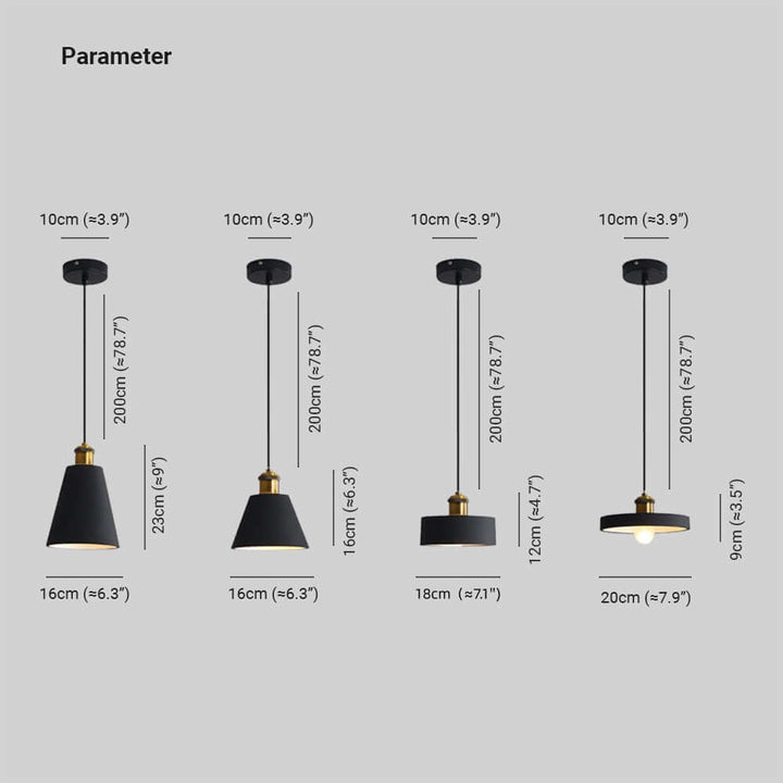 LED Pendellampe i Morandi-stil