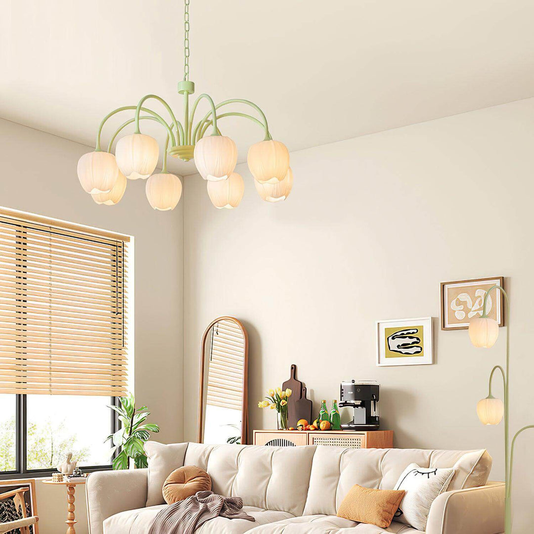 Tulipan Matcha Loftkrone - 5-8 Pærer