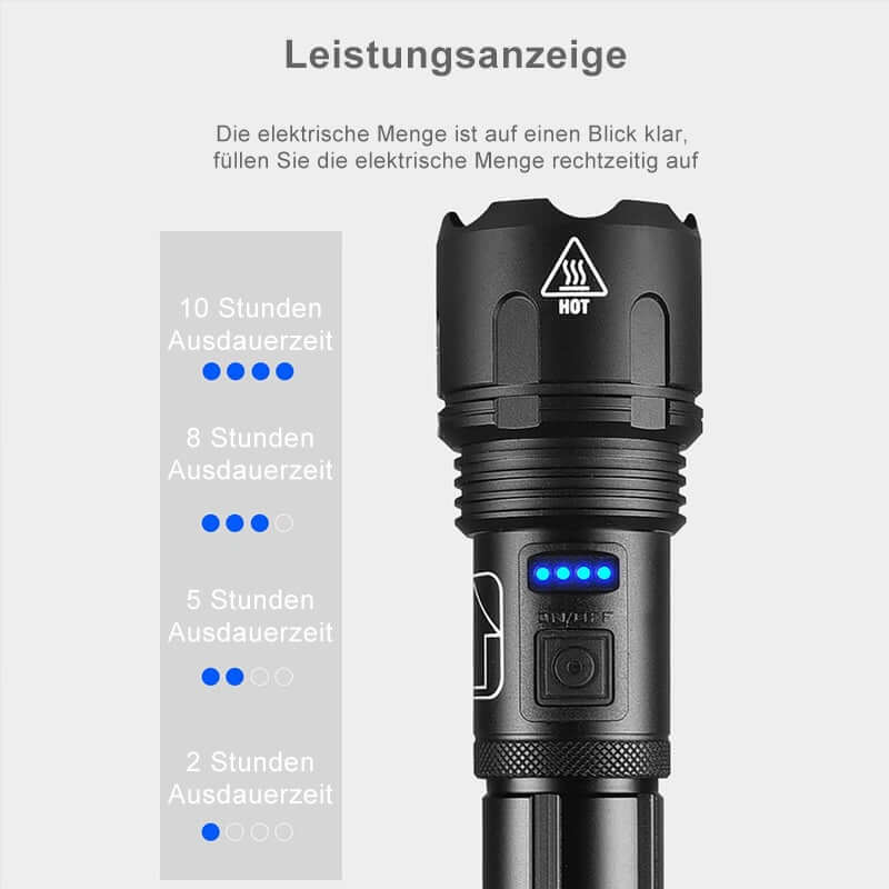 Taktisk LED-lommelygte