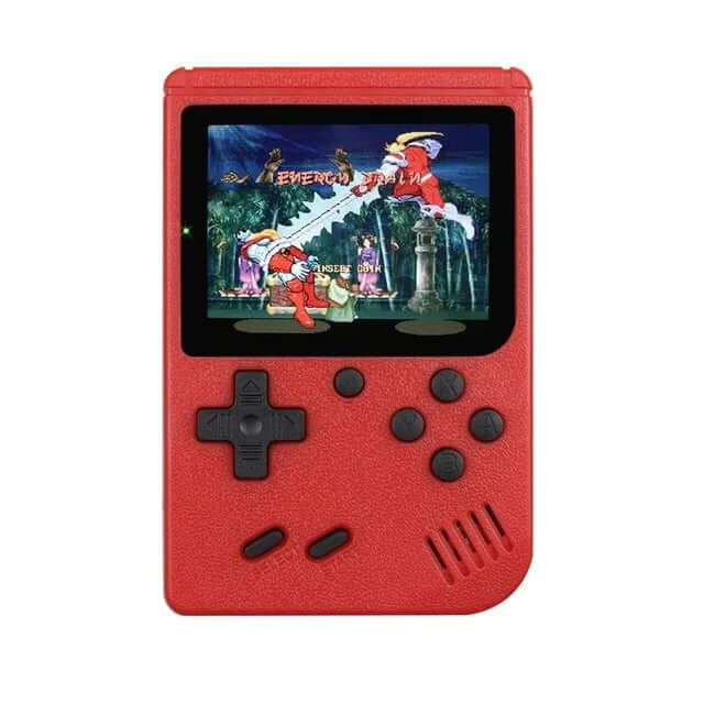 Bærbar retro-konsol med 400 spil