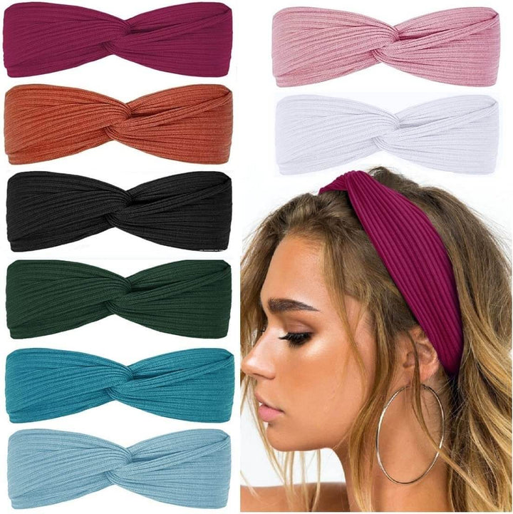 Boho Twist Hårbånd til kvinder: Elastisk og Trendy