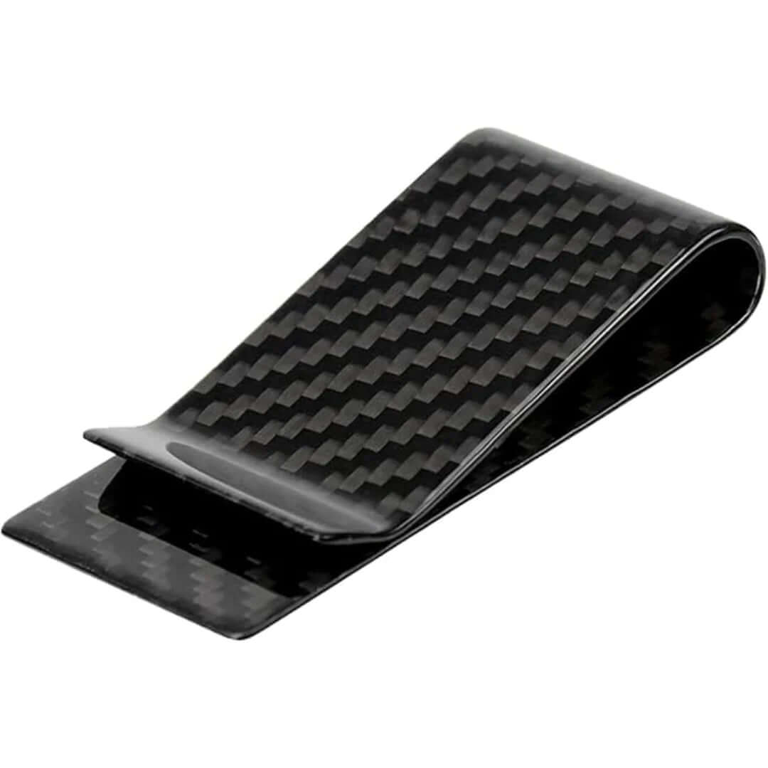 Elegant kortholder og pengeclips i rustfrit stål - 2 stk.