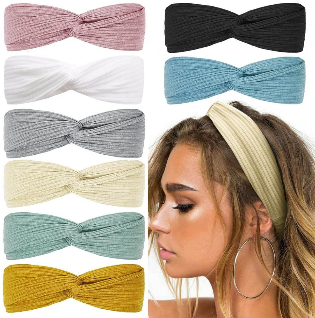 Boho Twist Hårbånd til kvinder: Elastisk og Trendy