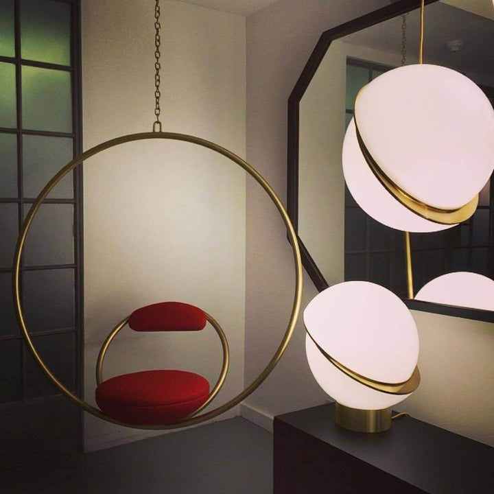 Måneformet Pendellampe i Moderne Design