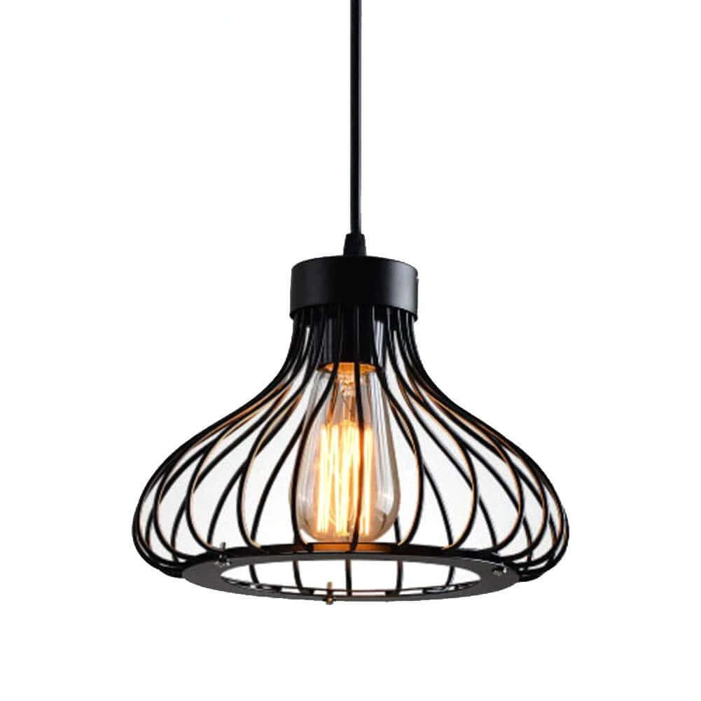 Moderne loft stil metal pendellampe