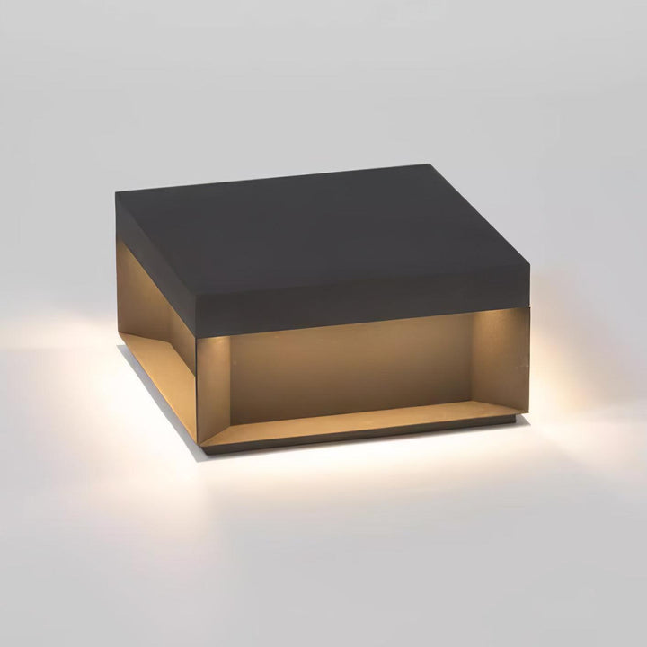 Solar udendørs pullertlampe - vejrbestandig