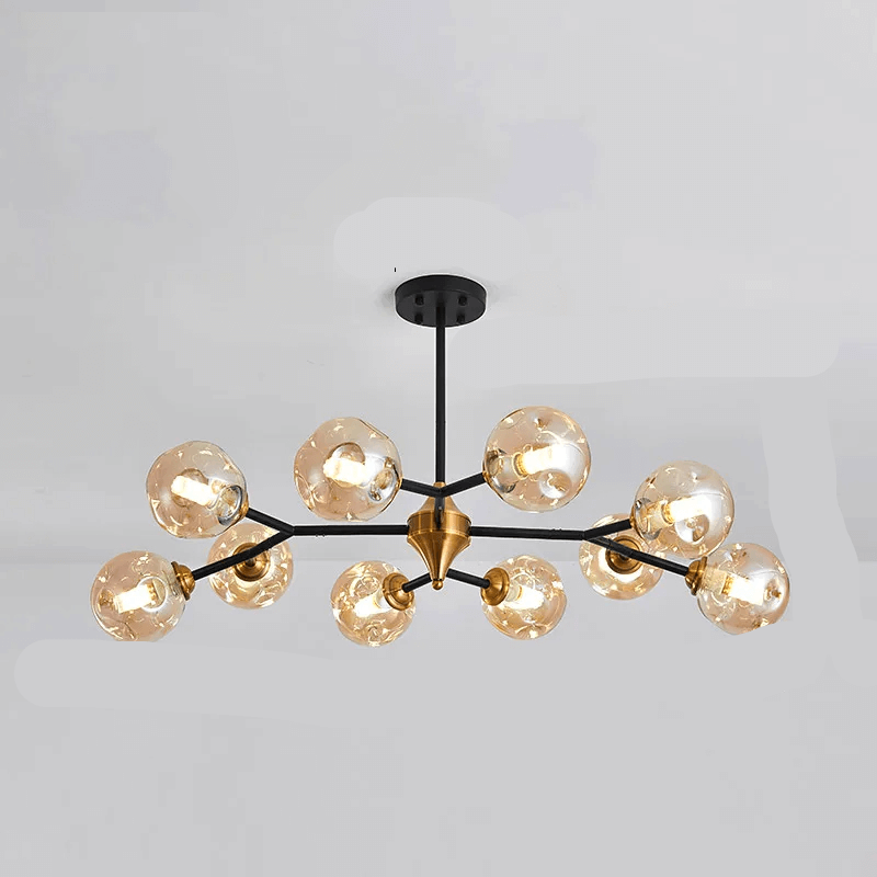 Moderne LED glaskronelysekrone
