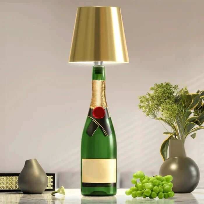 Dæmpbar LED bordlampe med touch og 3 lysfarver