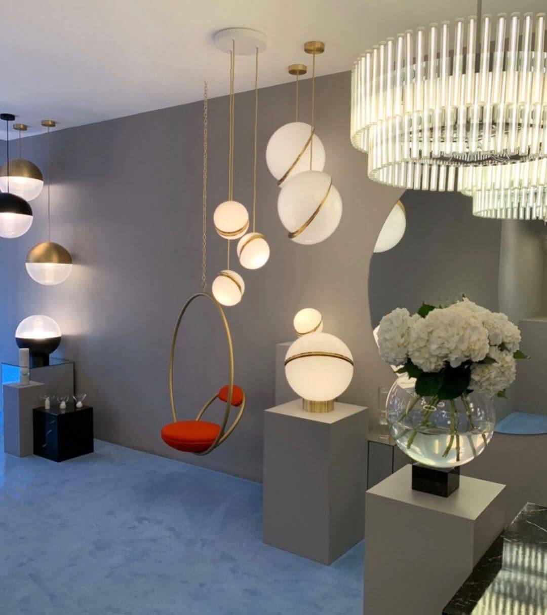Måneformet Pendellampe i Moderne Design