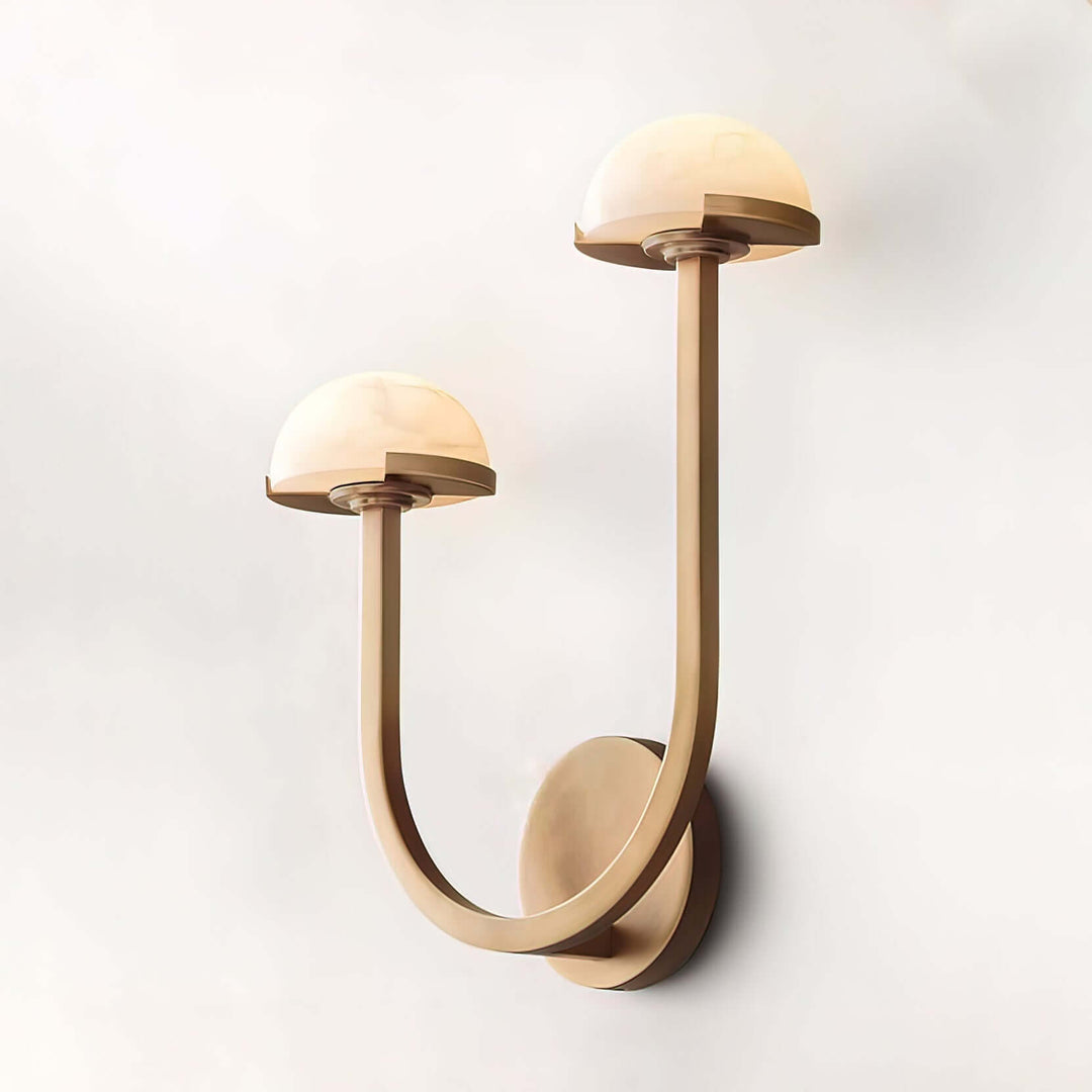 Svamp alabast væglampe, moderne design
