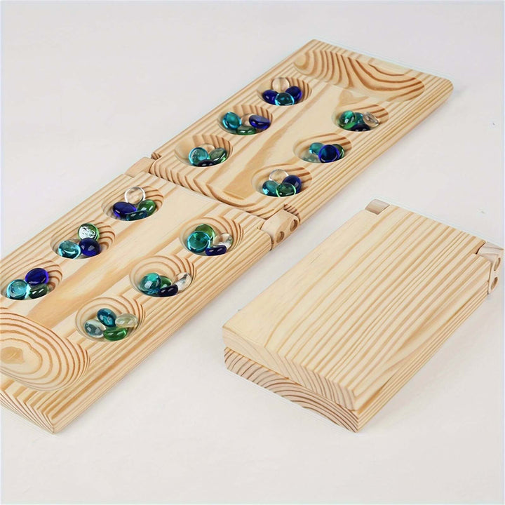 Sammenklappeligt Mancala Spil - Strategisk Brætspil