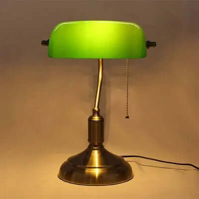 Eksklusiv bordlampe i glas