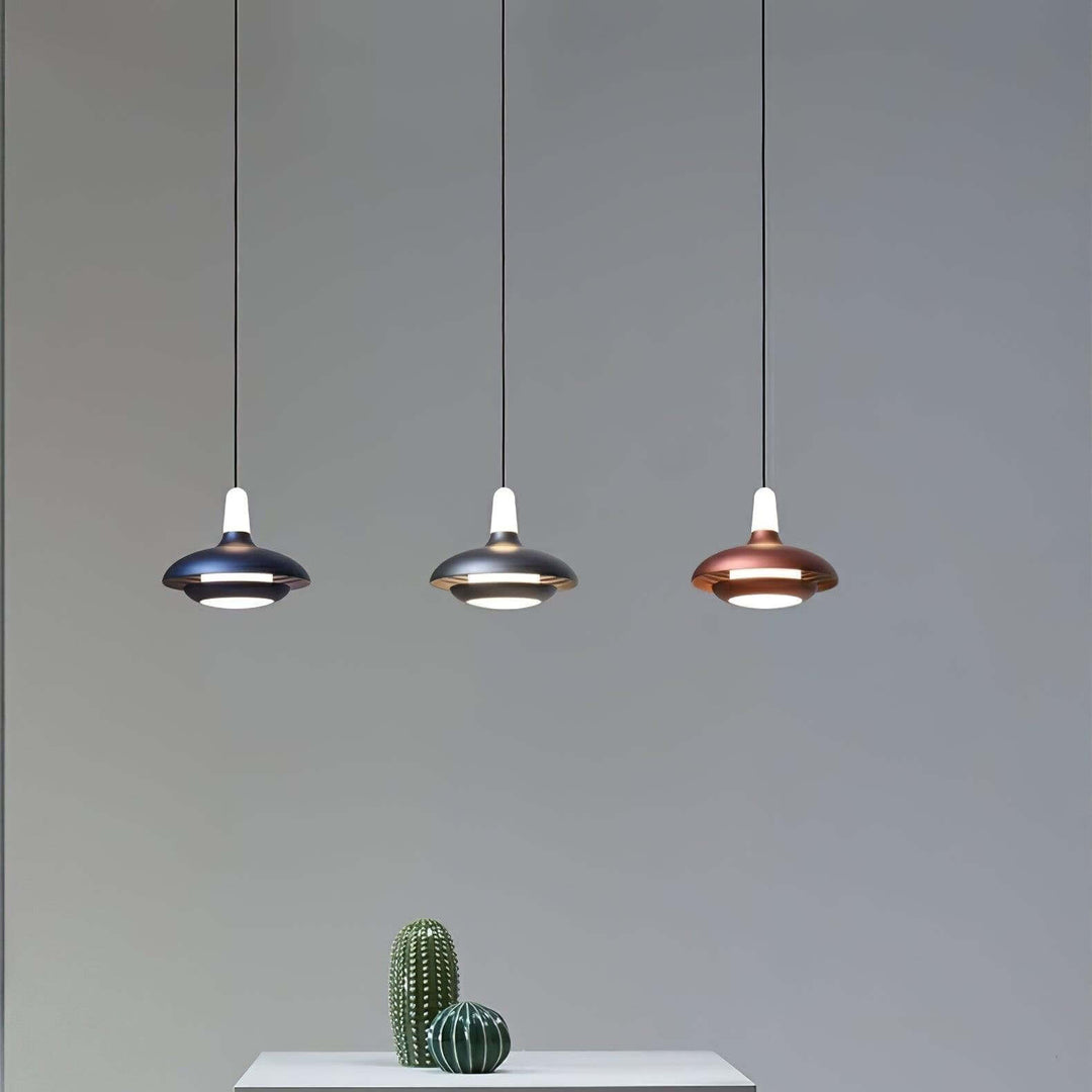 Moderne LED Pendel Lampe, Aluminium, 18cm