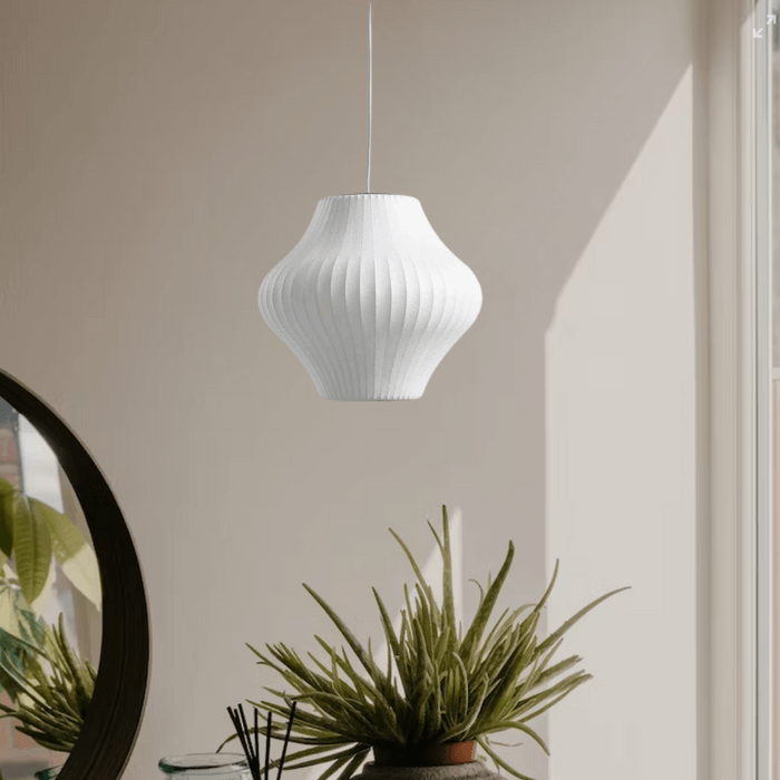 Moderne halvtømmer pendellampe