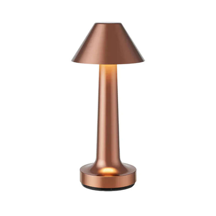 Dæmpbar LED bordlampe med genopladeligt batteri