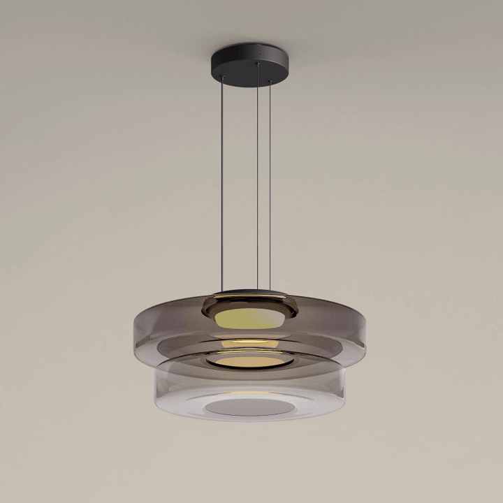 Elegant Bauhaus Glas Pendel Lampe