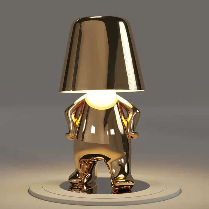 Minimalistisk LED bordlampe med varmhvidt lys